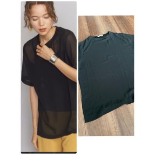 ビューティアンドユースユナイテッドアローズ(BEAUTY&YOUTH UNITED ARROWS)のユナイテッドアローズビューティーユース　透け感Tシャツ(カットソー(半袖/袖なし))