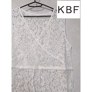 ケービーエフ(KBF)のKBF　カシュクールレーストップス　新品(カットソー(半袖/袖なし))