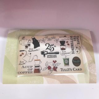 タリーズコーヒー(TULLY'S COFFEE)の【ラスト1点】タリーズ 25th アニバーサリー カード 限定(その他)