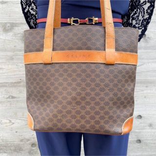 celine - 【高級品】セリーヌ トートバッグ マカダム柄 PVC×レザー