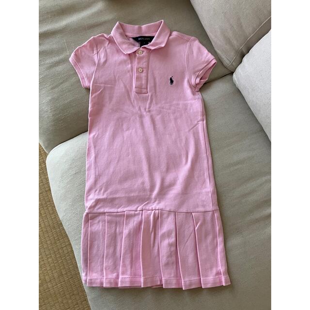 Ralph Lauren(ラルフローレン)の専用です☆ラルフローレン　ポロシャツワンピース　size6 キッズ/ベビー/マタニティのキッズ服女の子用(90cm~)(ワンピース)の商品写真