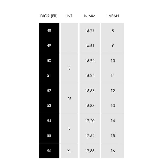 DIOR リング Mサイズ