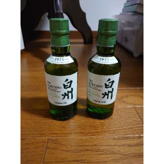 サントリー(サントリー)の白州180ml　ミニボトル　2本セット(ウイスキー)