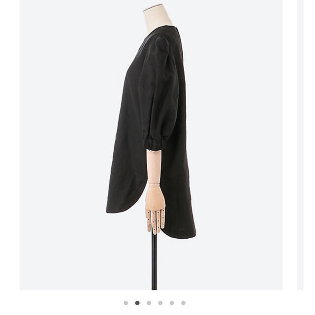 HYKE(ハイク)の[HYKE] ハイクLINEN BALLOON SLEEVE TOP 15164 レディースのトップス(シャツ/ブラウス(半袖/袖なし))の商品写真