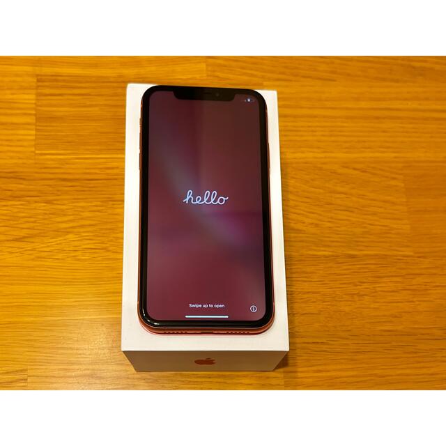 スマートフォン本体iPhone XR 128GB コーラル　SIMフリー