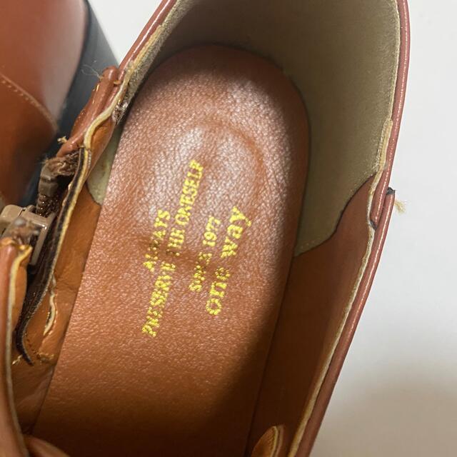 one way レッドブラウン系　ドレスシューズ レディースの靴/シューズ(ローファー/革靴)の商品写真