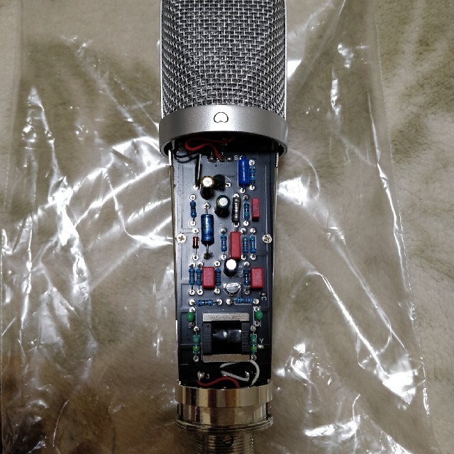 新品 自作 コンデンサーマイク Neumann U87 (ビンテージ) クローン