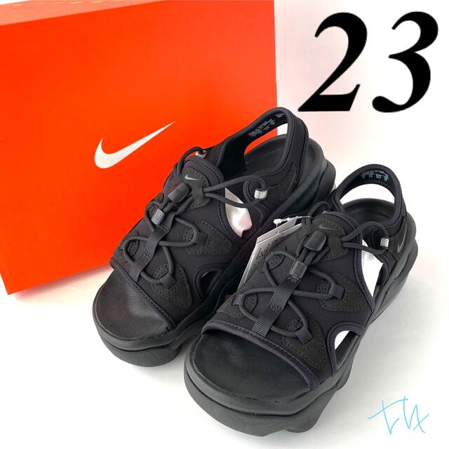 NIKE(ナイキ)の新品未試着 NIKE エアマックスココ【ブラック/23cm】NIKE購入 レディースの靴/シューズ(サンダル)の商品写真