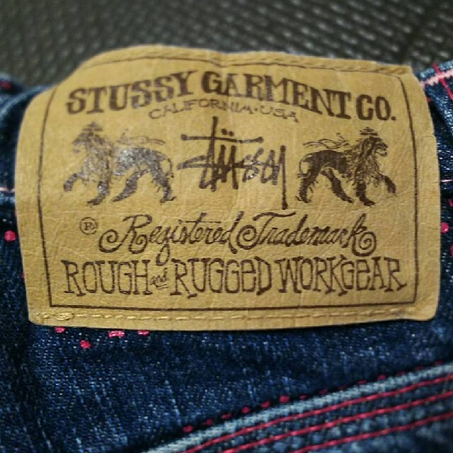 ステューシーSサイズSTUSSYジーンズjデニムdenimキッズ80㎝90㎝3T