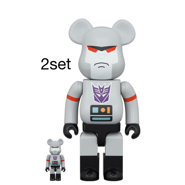 2セット BE@RBRICK MEGATRON 100％ & 400％