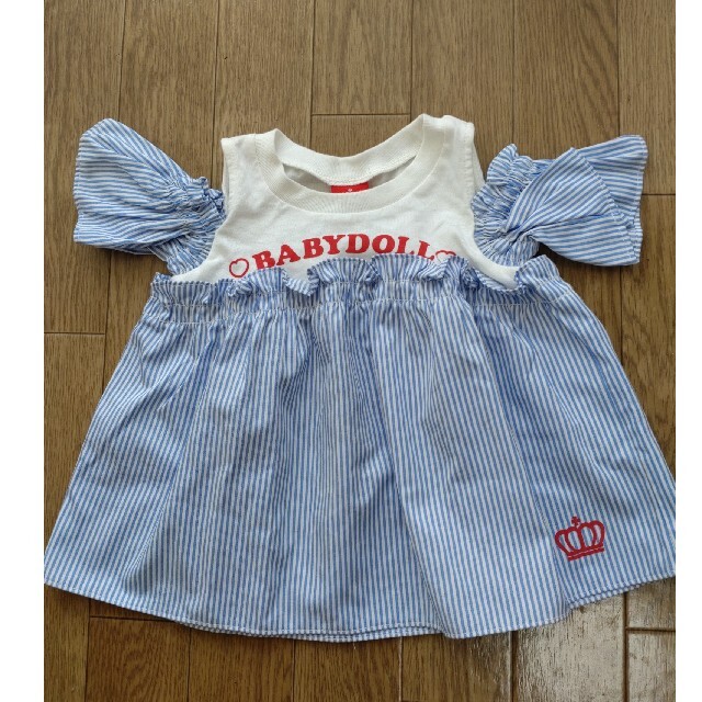 BABYDOLL(ベビードール)の新品タグ付き！BABY DOLLワンピ キッズ/ベビー/マタニティのキッズ服女の子用(90cm~)(ワンピース)の商品写真