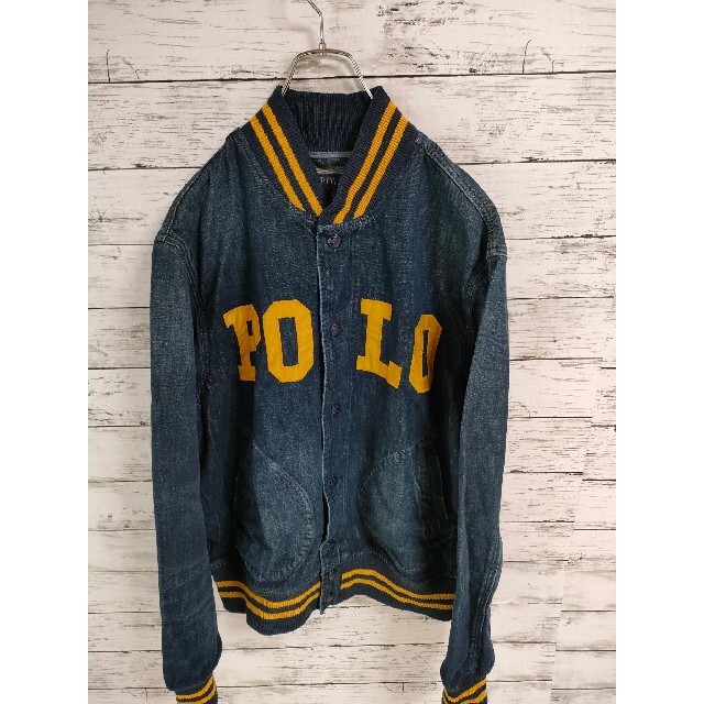 ポロ ジャケット chaps レア ラルフローレン スタジャン polo 90s www