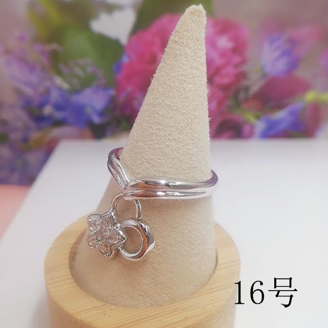 tt16097閉店セール16号リング模造ダイヤモンドリング レディースのアクセサリー(リング(指輪))の商品写真