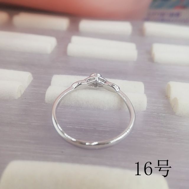 tt16099閉店セール16号リング細身優雅リングジルコニアリング レディースのアクセサリー(リング(指輪))の商品写真