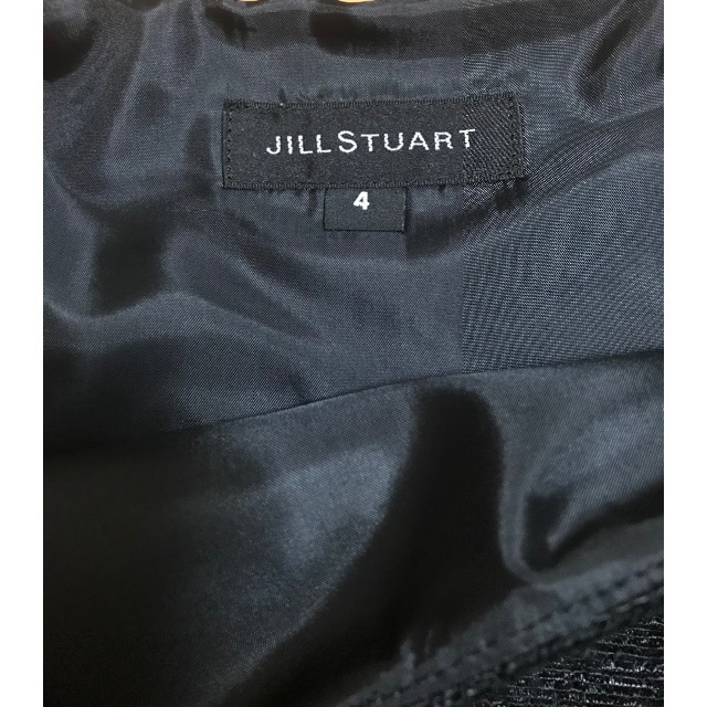 JILLSTUART(ジルスチュアート)のJILLSTUART   フレンチスリーブブラックワンピース レディースのワンピース(ひざ丈ワンピース)の商品写真