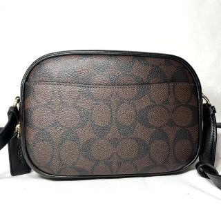 【新品】COACH ミニ ジェイミー カメラバッグ シグネチャー ブラウン