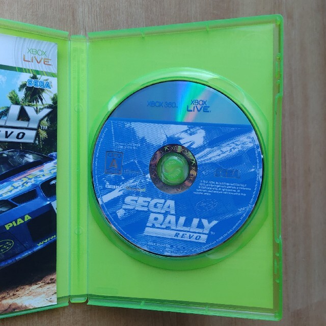 Xbox360(エックスボックス360)の【美品】セガラリー REVO XBOX360 エンタメ/ホビーのゲームソフト/ゲーム機本体(家庭用ゲームソフト)の商品写真