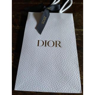 クリスチャンディオール(Christian Dior)のDiorゴールドロゴショッパー　ネイビーリボン付き(その他)