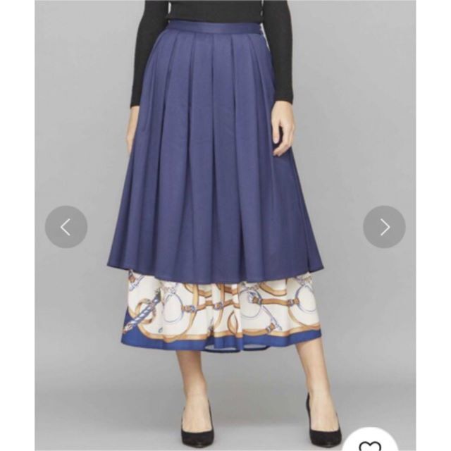 AMERI WENDY LAYERED SKIRT レイヤードスカート レディースのスカート(ロングスカート)の商品写真