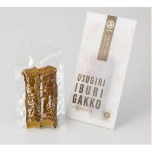 安藤醸造 うすぎり いぶりがっこ 80g 食品/飲料/酒の加工食品(漬物)の商品写真