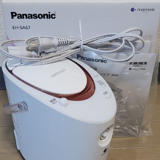 【新品未使用】Panasonic スチーマー ナノケア EH-SA67