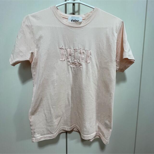 カテゴリ épine - epine エピヌ Tシャツ ベビーピンクの通販 by