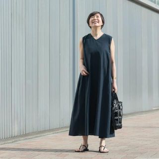 金子敦子さんとつくった大人のノースリーブワンピース(ロングワンピース/マキシワンピース)