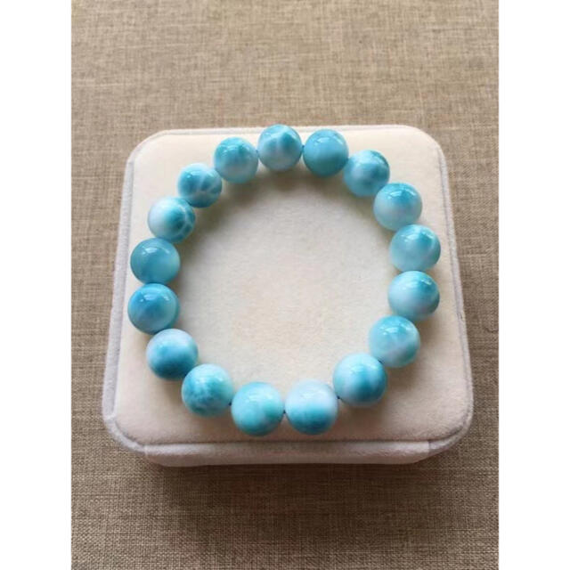⭐︎【天然】ラリマー ブレスレット 11.7mm | www.bonitaexclusive.com