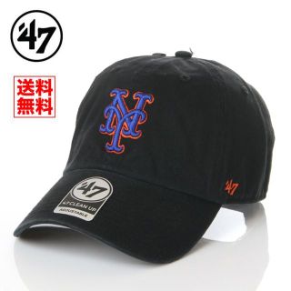 フォーティセブン(47 Brand)の【新品】47BRAND キャップ NY ニューヨーク メッツ 帽子 黒(キャップ)