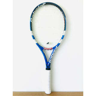 バボラ(Babolat)の【新品同様】バボラ『ピュアドライブ』テニスラケット／G2／ブルー＆ホワイト／希少(ラケット)