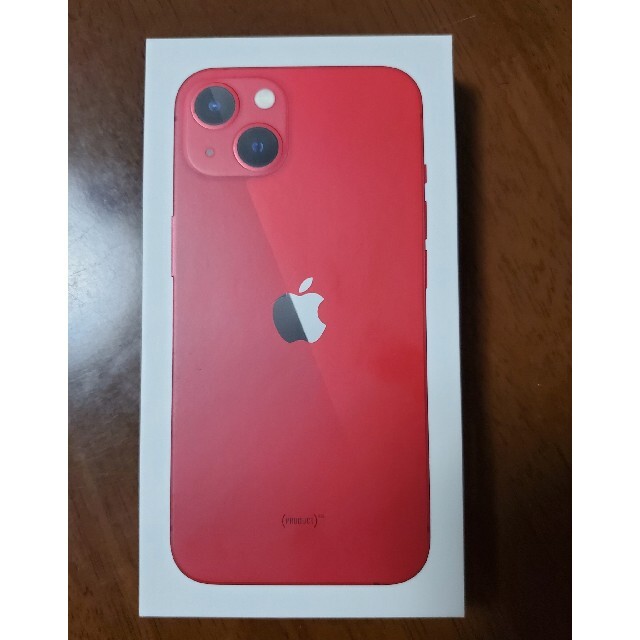 iPhone(アイフォーン)のiPhone13 Red 本体 256GB スマホ/家電/カメラのスマートフォン/携帯電話(スマートフォン本体)の商品写真