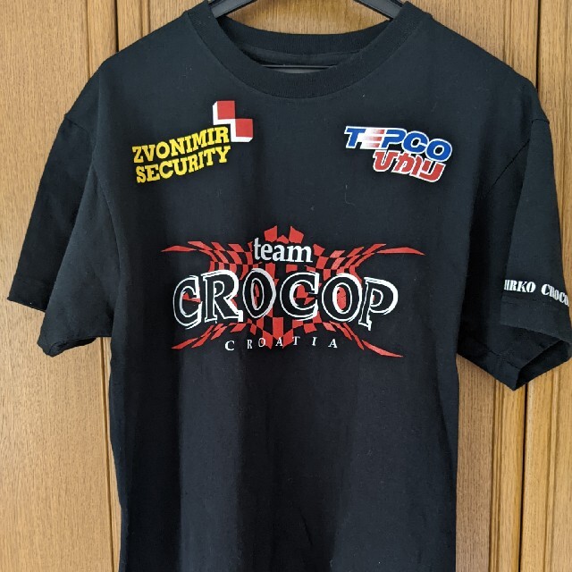 ミルコクロコップ 半袖Tシャツ　Sサイズ　黒色　ブラック　team CROCOP