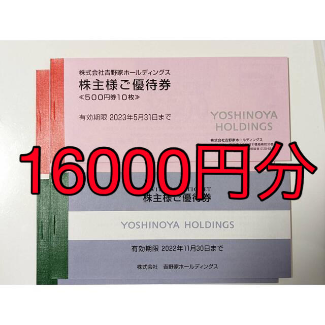 吉野家 株主優待券 16000円分 hotelvillaespanola.com