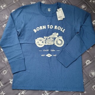 グラニフ(Design Tshirts Store graniph)のグラニフ　ブルー　スウェット　スエット　プレゼント　新品(スウェット)