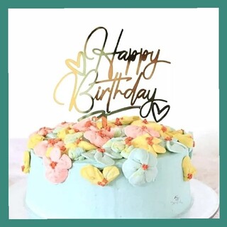 ♡ケーキトッパー　誕生日　バースデー　ケーキ　ピック♡(その他)