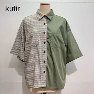 kutir オーバーサイズドッキングシャツ(シャツ/ブラウス(半袖/袖なし))