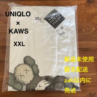 ユニクロ(UNIQLO)の【新品未使用】KAWS UNIQLO UT Tシャツ XXL ホワイト(Tシャツ/カットソー(半袖/袖なし))