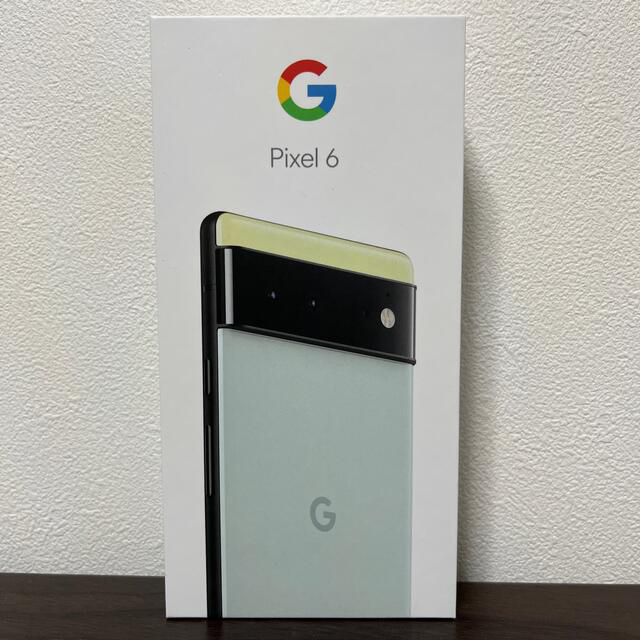 Google pixel6 Sorta Seafoam 128 ブルースマホ/家電/カメラ