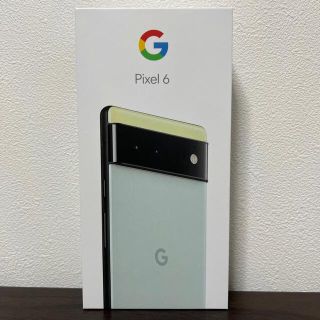 グーグルピクセル(Google Pixel)のGoogle pixel6 Sorta Seafoam 128 ブルー(スマートフォン本体)