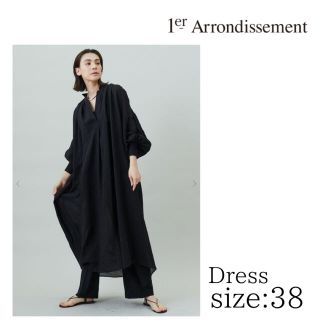 プルミエアロンディスモン(1er Arrondissement)の1er Arrondissement  ウォッシャブルレーヨンリネンワンピース(ロングワンピース/マキシワンピース)