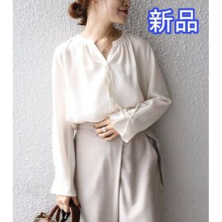 シップスフォーウィメン(SHIPS for women)の新品 SHIPS ギャザースキッパーブラウス(シャツ/ブラウス(長袖/七分))