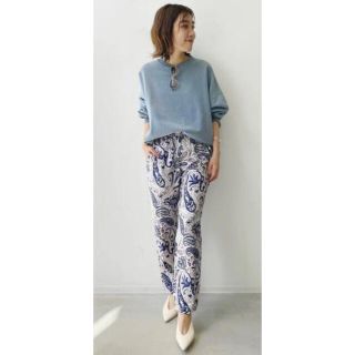 アパルトモンドゥーズィエムクラス シルク カジュアルパンツ