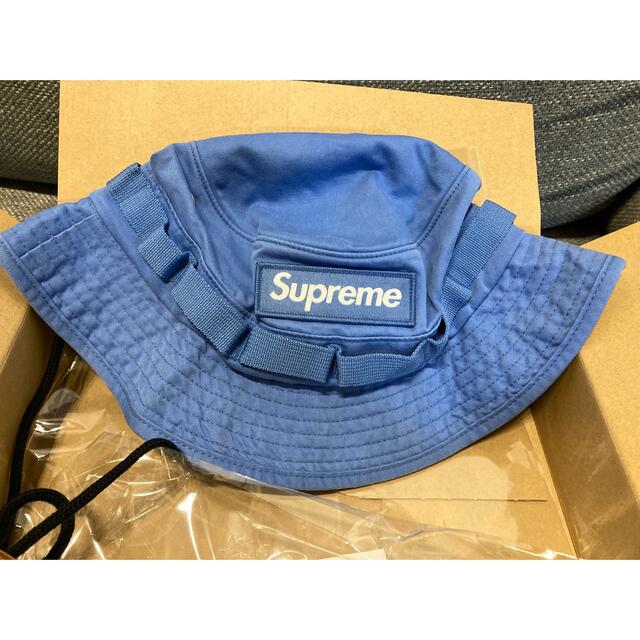 Supreme(シュプリーム)のSupreme 22ss Military Boonie Blue M/Lサイズ メンズの帽子(ハット)の商品写真