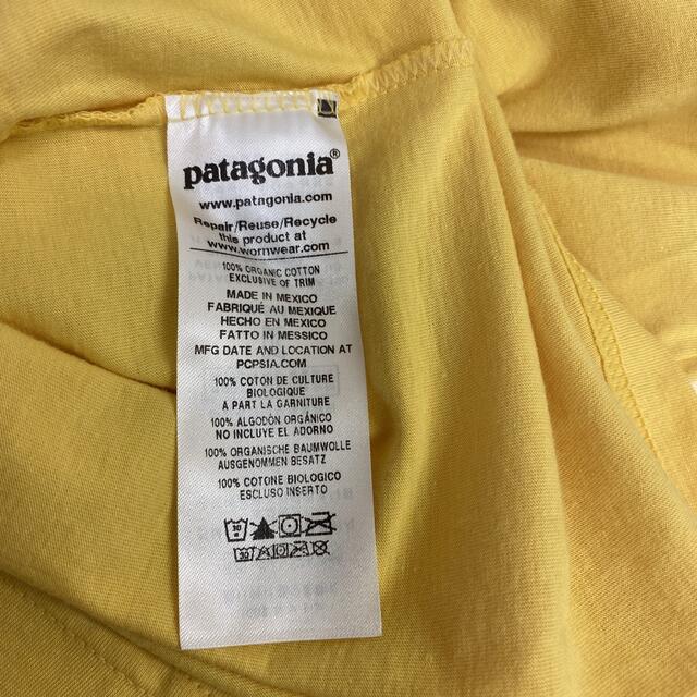 patagonia(パタゴニア)のパタゴニア　patagonia オーガニックコットン　Ｔシャツ イエロー　新品 キッズ/ベビー/マタニティのキッズ服男の子用(90cm~)(Tシャツ/カットソー)の商品写真