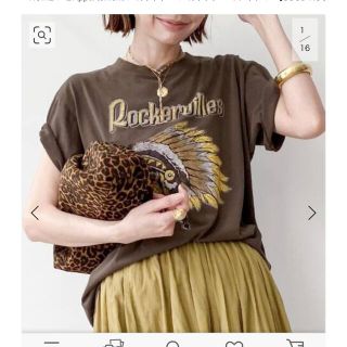 アパルトモンドゥーズィエムクラス(L'Appartement DEUXIEME CLASSE)の新品【GOOD ROCK SPEED /】Indian T-shirts(Tシャツ(半袖/袖なし))