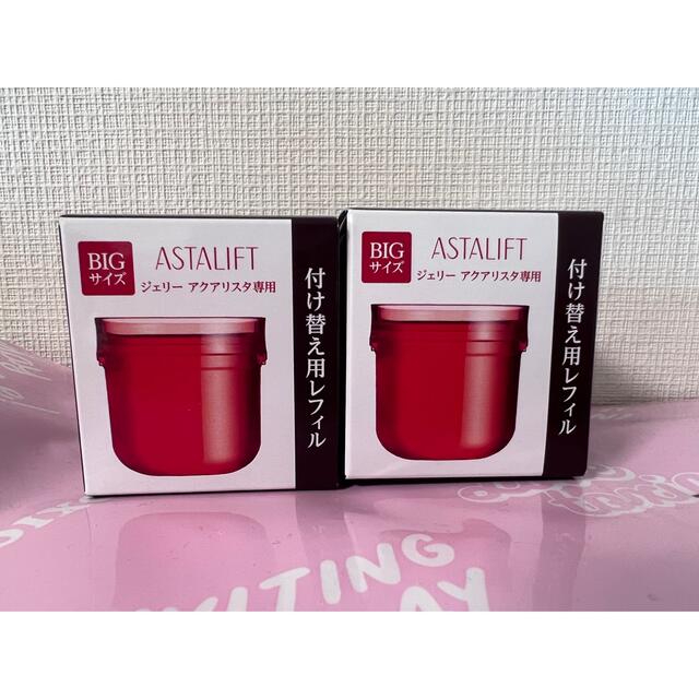 ASTALIFT(アスタリフト)の新品！アスタリフトジェリーアクアリスタ60g詰め替え用2個セット コスメ/美容のスキンケア/基礎化粧品(ブースター/導入液)の商品写真