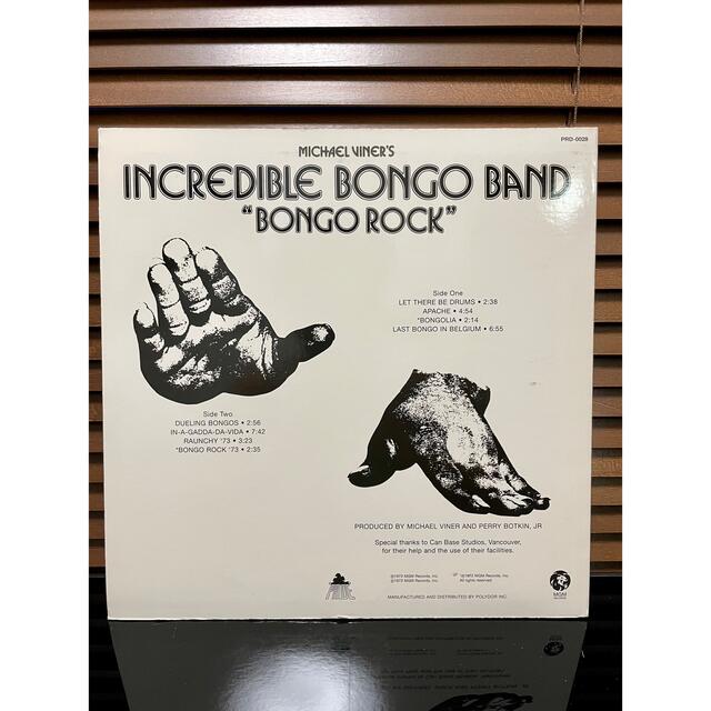 Incredible Bongo Band Bongo Rockレコード LP エンタメ/ホビーのCD(R&B/ソウル)の商品写真