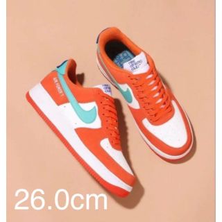 ナイキ(NIKE)の26.0cm NIKE AIR FORCE 1 '07 RUSH ORANGE(スニーカー)