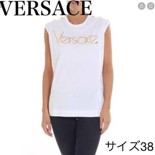 ヴェルサーチ(VERSACE)のVERSACE ロゴ　カットソー(カットソー(半袖/袖なし))