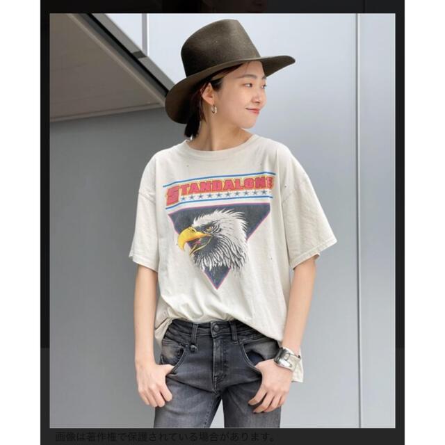 AP STUDIO(エーピーストゥディオ)のapstudio STAND ALONE/スタンド アローン　イーグルTシャツ レディースのトップス(Tシャツ(半袖/袖なし))の商品写真